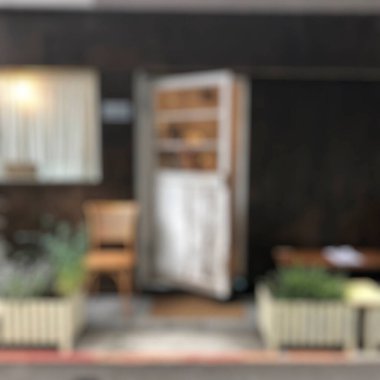 Modern mutfağın bulanık arka planı