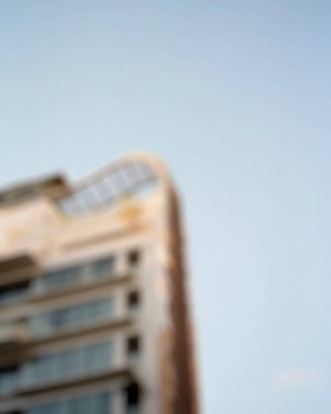 Modern şehir arka plan bulanıklık