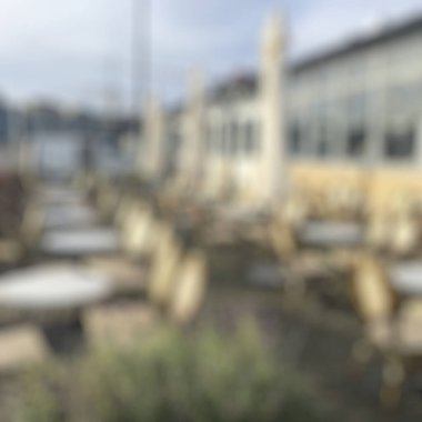 Restoranın soyut bulanıklığı