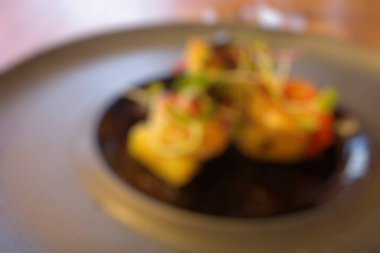 Lezzetli yiyeceklerin yakın görüntüsü