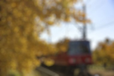 Bulanık arkaplan, sonbahar mevsimi, sonbahar mevsimi konsepti