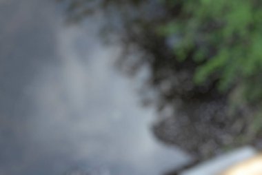 Şehrin bulanık arkaplanı