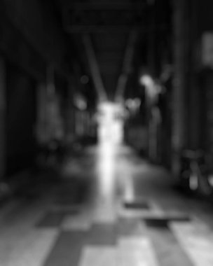 Şehir ışıklarının bulanık arkaplanı