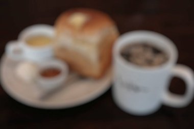 Kahve fincanı ve kahvaltı