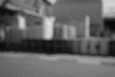 Şehrin bulanık arkaplanı