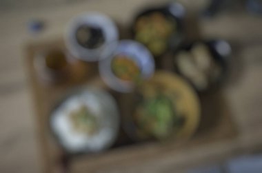 Masa üstü ve bulanıklık arka plan