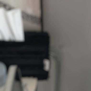 Odaklanamayan ışıklarla modern güzellik salonu arka planı