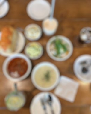 Çorbanın mutfak fotoğrafı.