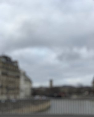 Arkaplanda bulanık şehir