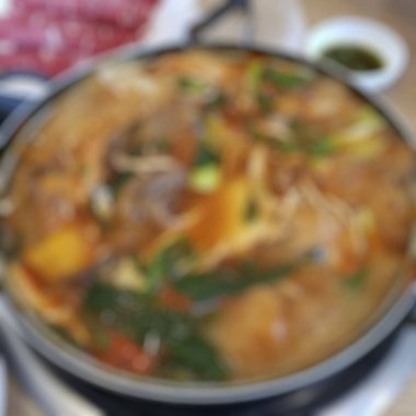 Lezzetli Asya yemeklerinin yakın görüntüsü