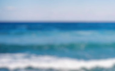 soyut bulanık plaj ve deniz arka planı