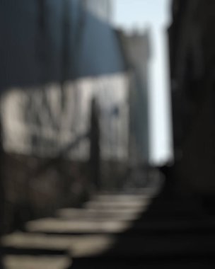 Siyah beyaz bir fotoğrafın soyut arkaplanı