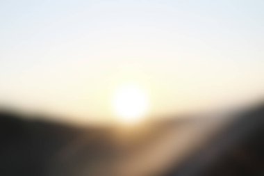 Güneş ışığıyla bulanık arkaplan