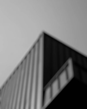 Alışveriş merkezinin bulanık görünümü