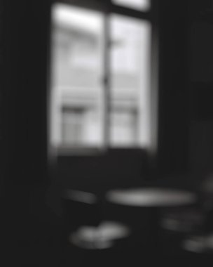 Restoranın arka plan bulanık