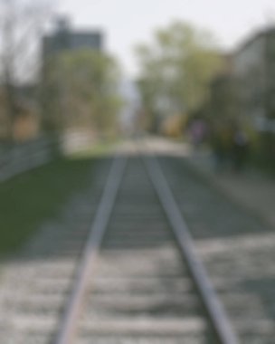 Tren istasyonu bulanık arkaplanı