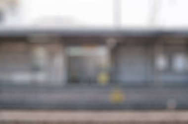 Tren istasyonu bulanık