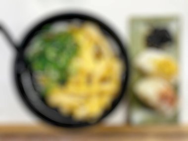 Kahve dükkanı ile bulanık görüntü arkaplanı