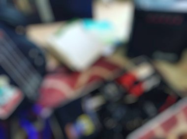 Giyim mağazasının bulanıklığı, alışveriş konsepti