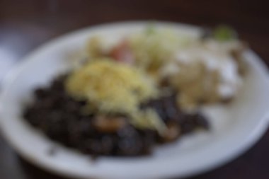 Restoran veya kafe için bulanık arkaplan