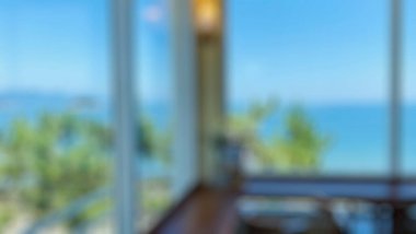 Soyut bulanık güzel lüks otel lobi odası seyahat, dinlenme ve tatil geçmişi