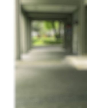 Boş otopark. 3d oluşturma