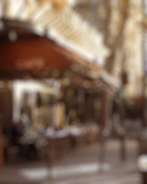 Coffee shop arka plan bulanık