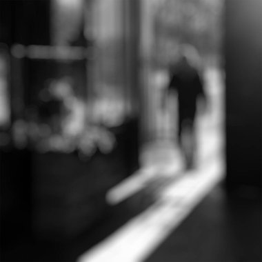 Restoranın arka plan bulanık