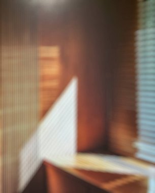 Modern ofis masasının bulanık arkaplanı