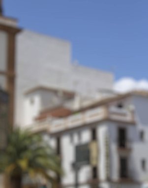 Şehir bulanık resim