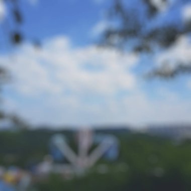 Şehrin bulanık arkaplanı soyut