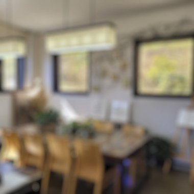 Modern bir restoran.