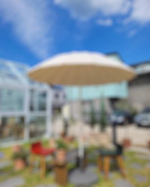 Bokeh resimli soyut bulanık arkaplan restoranı