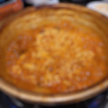 Lezzetli yiyeceklere yakın, seçici odaklanma