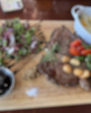 Masada nefis et yemeği.