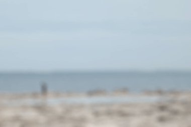 Deniz görüntüsünün bulanık arka planı, beyaz denizin arka planı, bulanık arkaplan