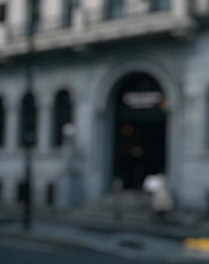 Bulanık şehir ışıkları arka planı