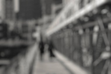 Modern mimarinin bulanık arkaplanı