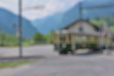 Dağcılık turizm Tema bulanıklık arka plan