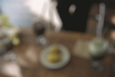 restoran soyut arkaplanı bulanıklaştırıldı