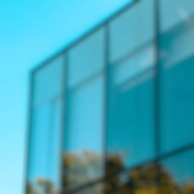 Ofis binasının bulanık arka planı