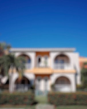 soyut bulanık lüks otel ve tatil köyü geçmişi