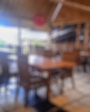 Bokeh resimli soyut bulanık arkaplan restoranı