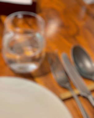 Restoranın soyut bulanıklığı