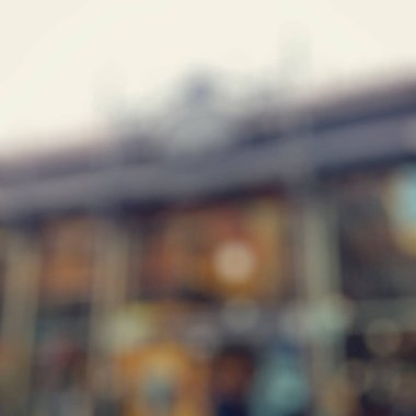 Bulanık soyut ışık efekti. Gece şehrinin arkaplanı