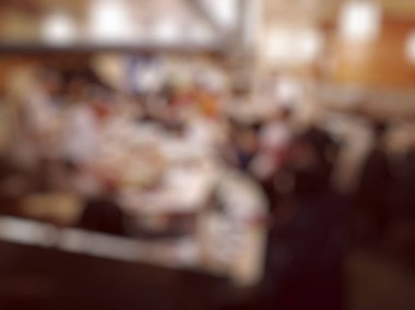 Alışveriş arka plan bulanıklık.