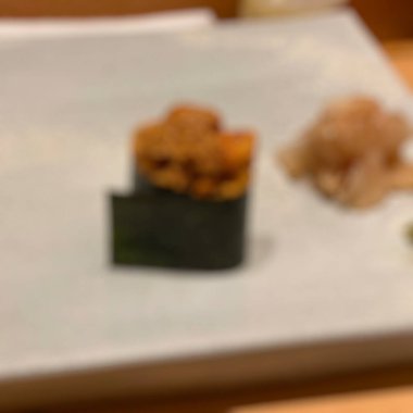 Japon restoranının bulanık manzarası