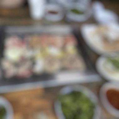 Bulanık restoran arkaplanı