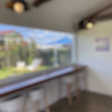 Kahve dükkanı iç arka plan bulanıklık