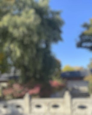 Şehrin bulanık arkaplanı